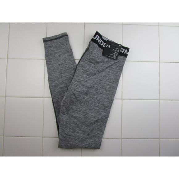 Under Armour ColdGear Mid Rise Full Length Twist Leggings Gray Women's Small - Picture 1 of 5